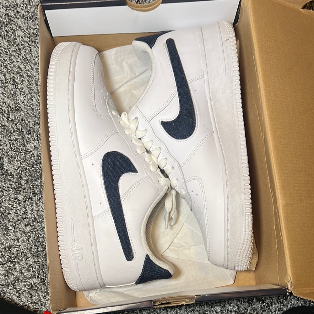 Nike White and Black Forces